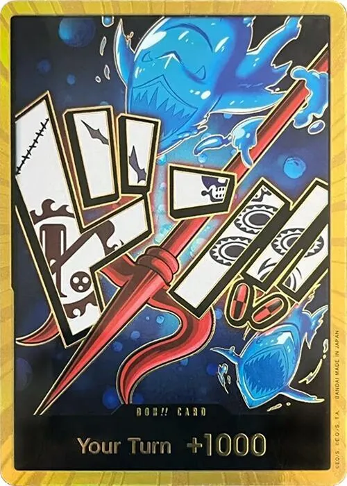 DON!! Card (Hody Jones) (Gold) — Premium Booster -The Best- — One Piece Card Game