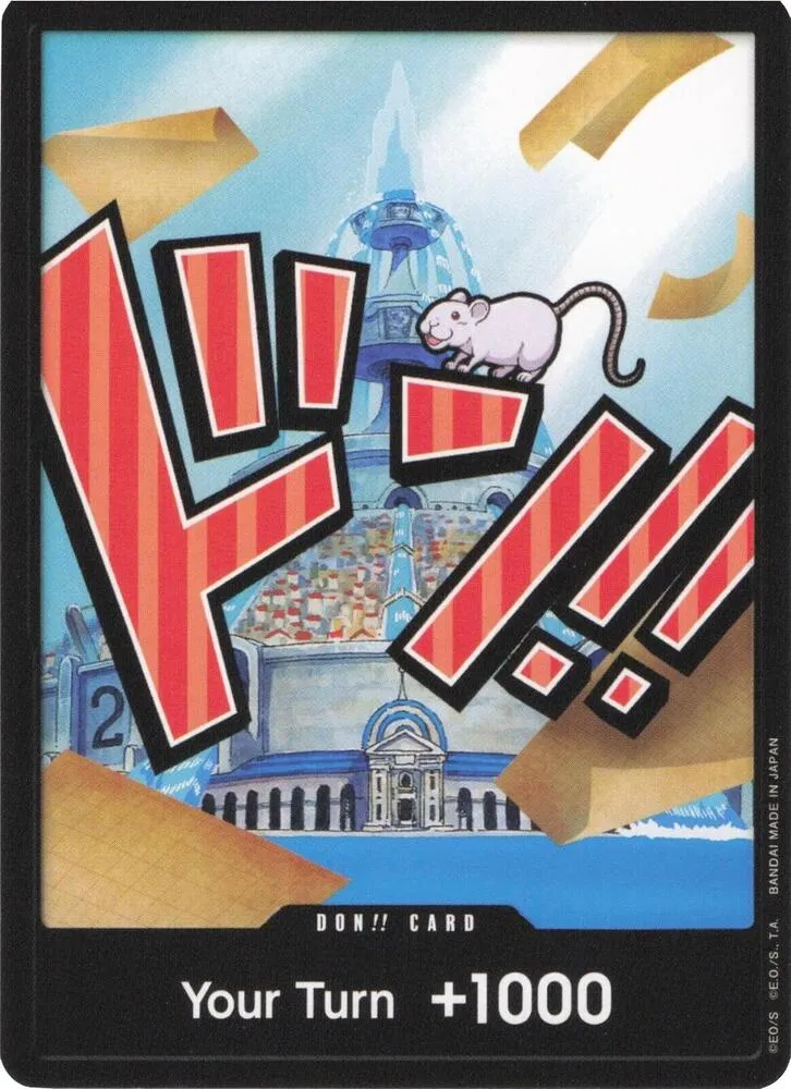 DON!! Card (Iceberg) — Premium Booster -The Best- — One Piece Card Game