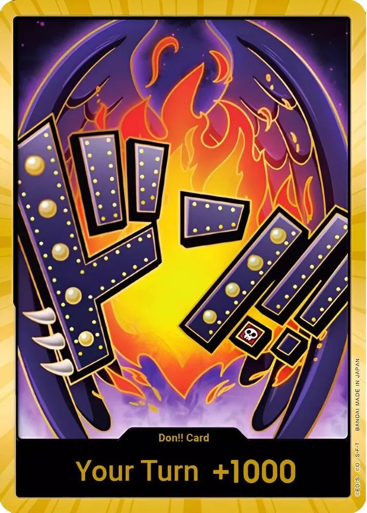 DON!! Card (King) (Gold) from Premium Booster -The Best- - One Piece Card Game