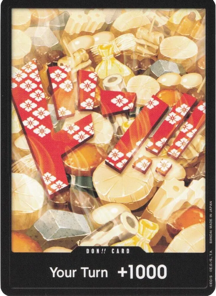 DON!! Card (Oden) — Premium Booster -The Best- — One Piece Card Game