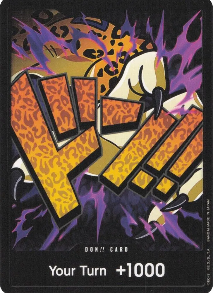 DON!! Card (Rob Lucci) — Premium Booster -The Best- — One Piece Card Game