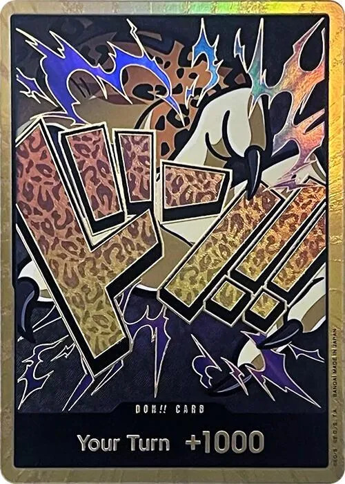 DON!! Card (Rob Lucci) (Gold) — Premium Booster -The Best- — One Piece Card Game