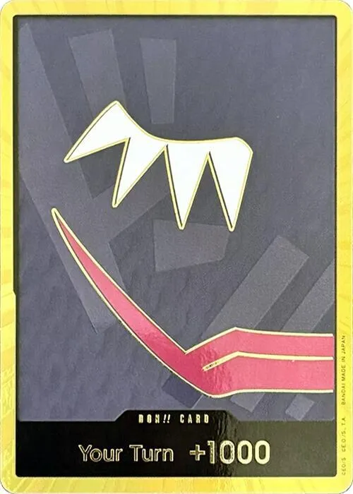 DON!! Card (Rosinante) (Gold) — Premium Booster -The Best- — One Piece Card Game