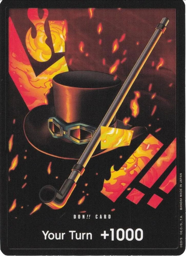 DON!! Card (Sabo) — Premium Booster -The Best- — One Piece Card Game