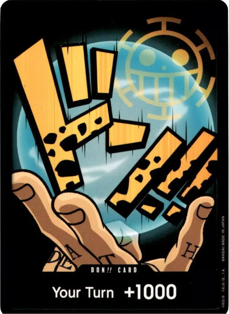 DON!! Card (Trafalgar Law) — Premium Booster -The Best- — One Piece Card Game