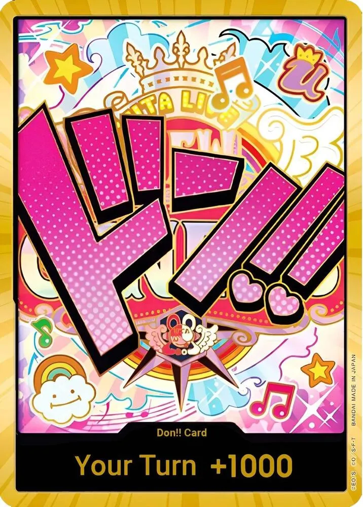 DON!! Card (Uta) (Gold) — Premium Booster -The Best- — One Piece Card Game