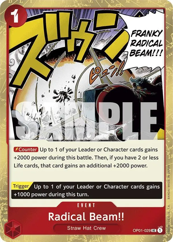 Radical Beam!! (Jolly Roger Foil) — Premium Booster -The Best- — One Piece Card Game