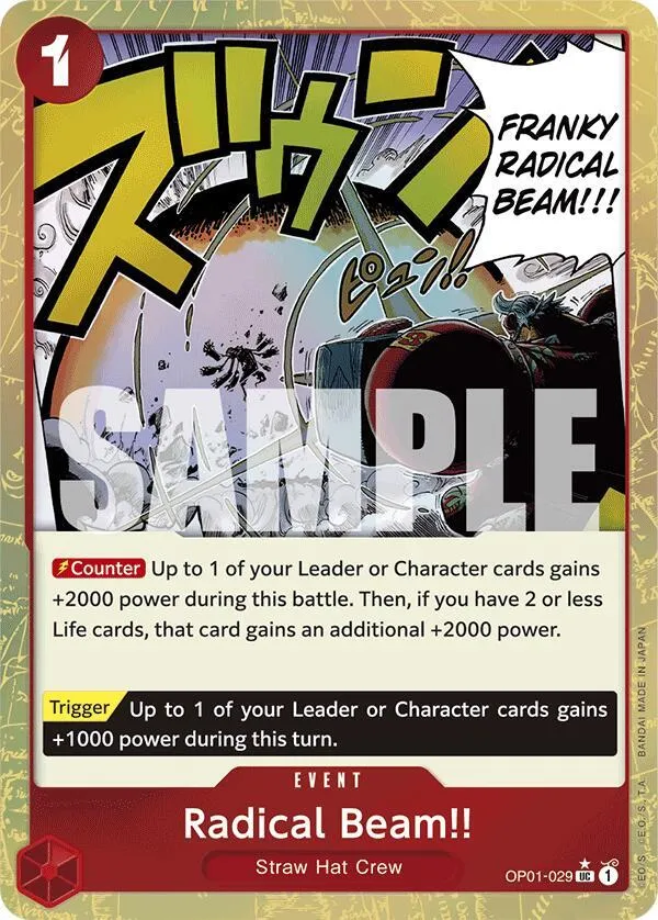 Radical Beam!! (Textured Foil) — Premium Booster -The Best- — One Piece Card Game