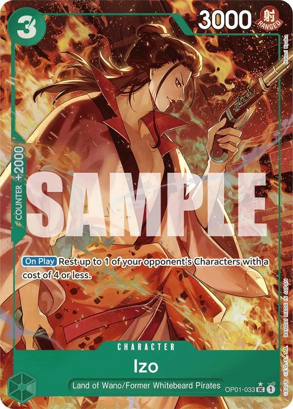 Izo (OP01-033) (Alternate Art) — Premium Booster -The Best- — One Piece Card Game