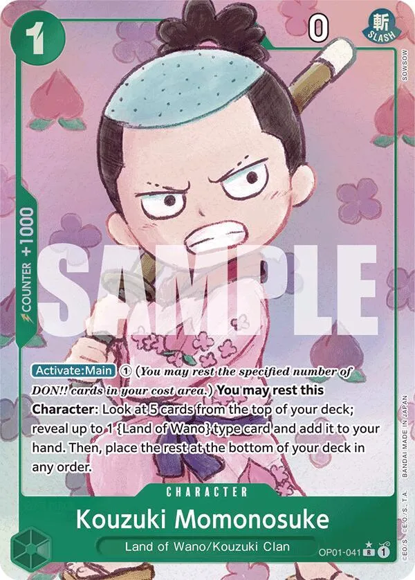 Kouzuki Momonosuke (OP01-041) from Premium Booster -The Best- - One Piece Card Game