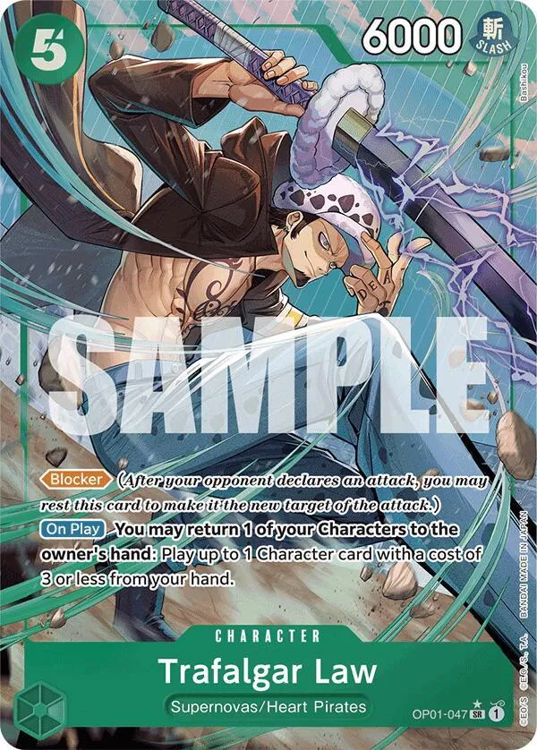 Trafalgar Law (OP01-047) (Alternate Art) — Premium Booster -The Best- — One Piece Card Game