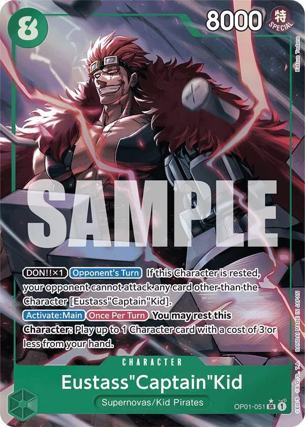 Eustass"Captain"Kid (OP01-051) (Alternate Art) — Premium Booster -The Best- — One Piece Card Game