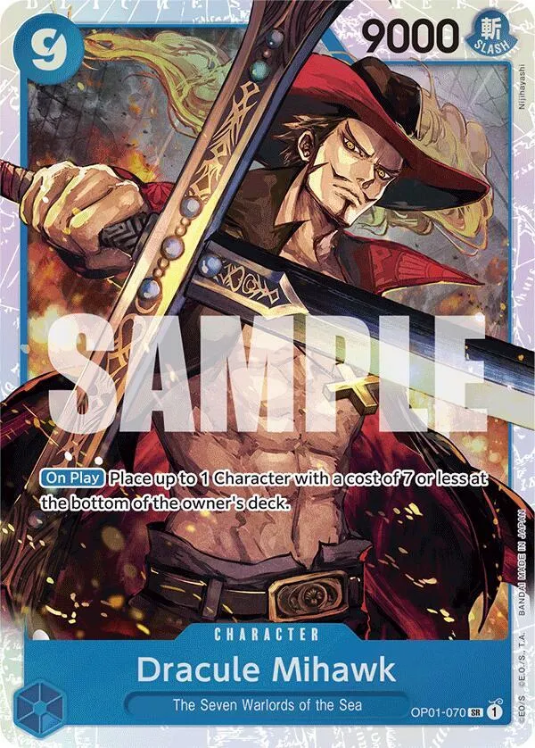 Dracule Mihawk (OP01-070) (Reprint) — Premium Booster -The Best- — One Piece Card Game