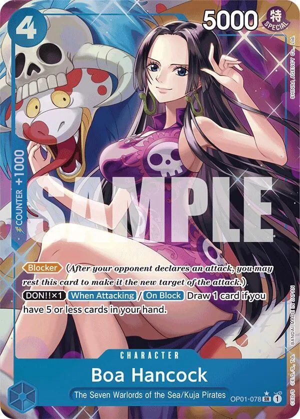 Boa Hancock (OP01-078) (Alternate Art) — Premium Booster -The Best- — One Piece Card Game
