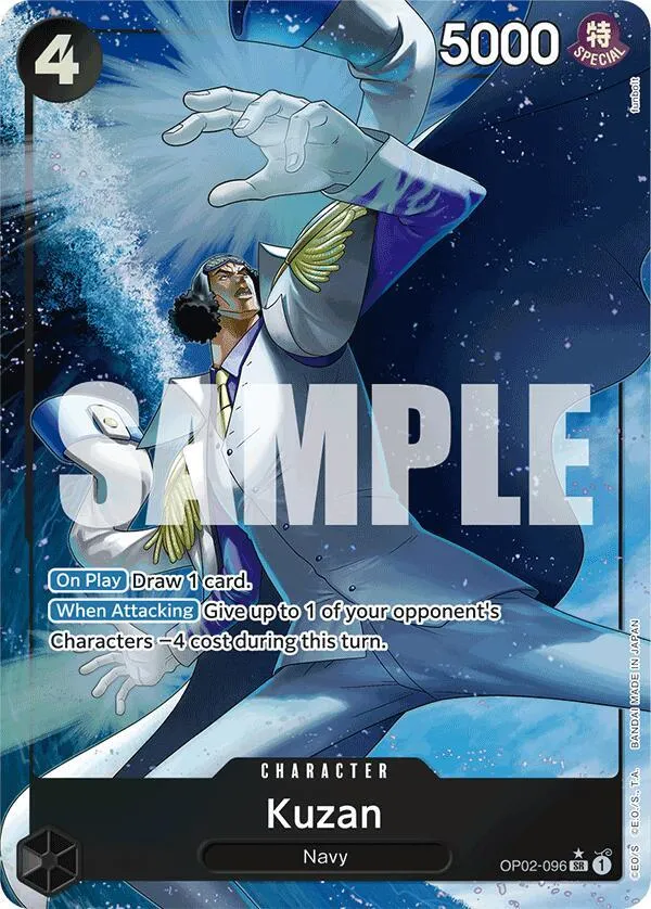 Kuzan (OP02-096) (Alternate Art) — Premium Booster -The Best- — One Piece Card Game