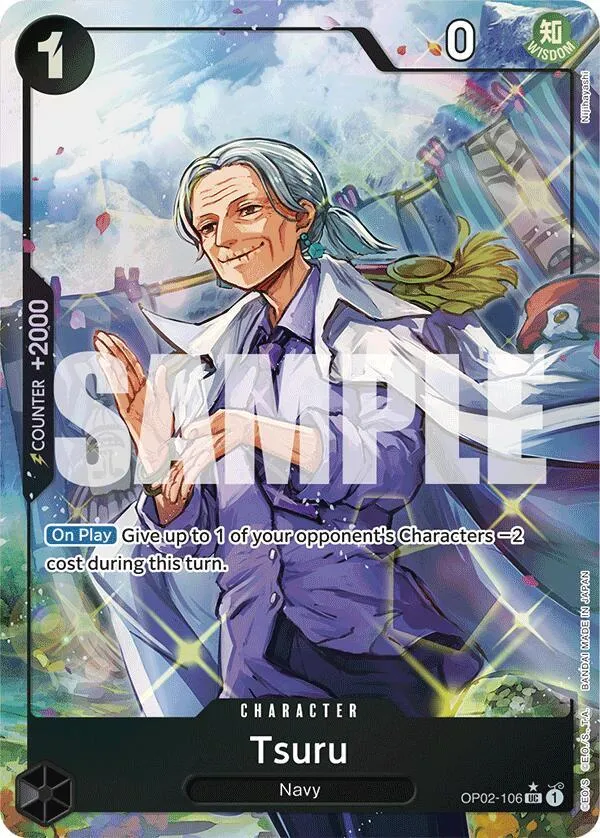 Tsuru (Full Art) — Premium Booster -The Best- — One Piece Card Game