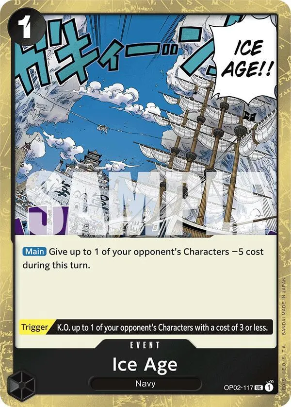 Ice Age (Jolly Roger Foil) — Premium Booster -The Best- — One Piece Card Game