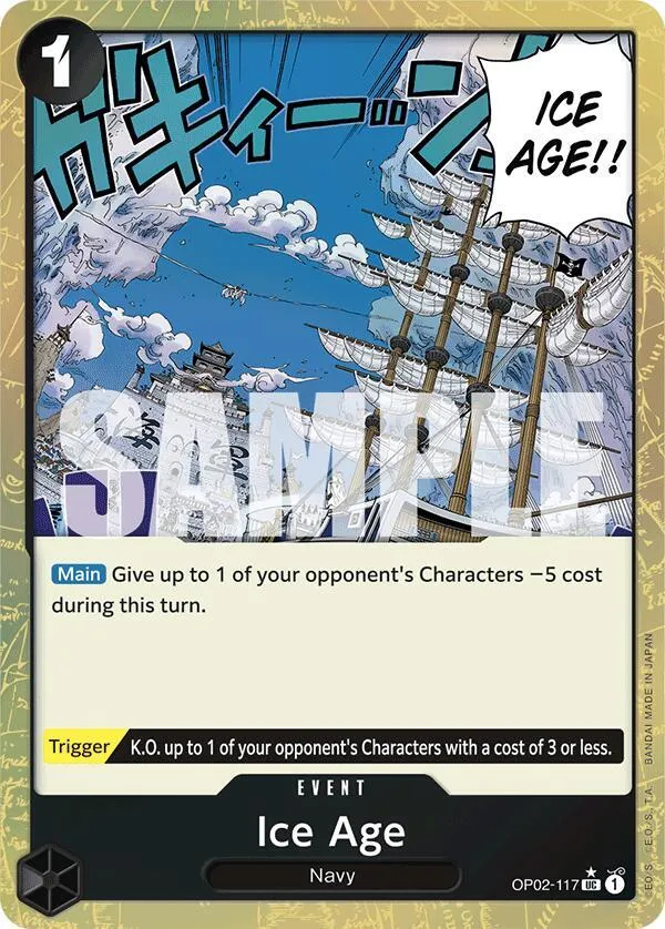Ice Age (Textured Foil) — Premium Booster -The Best- — One Piece Card Game