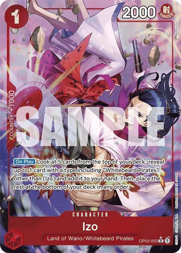 Izo (OP03-003) (Alternate Art) from Premium Booster -The Best- - One Piece Card Game