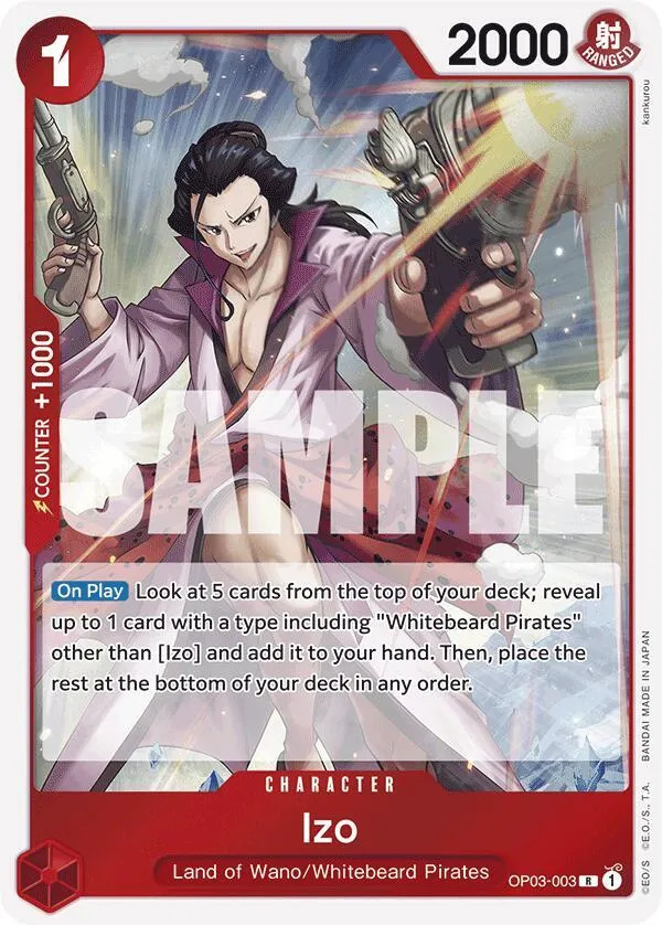 Izo (OP03-003) (Reprint) — Premium Booster -The Best- — One Piece Card Game