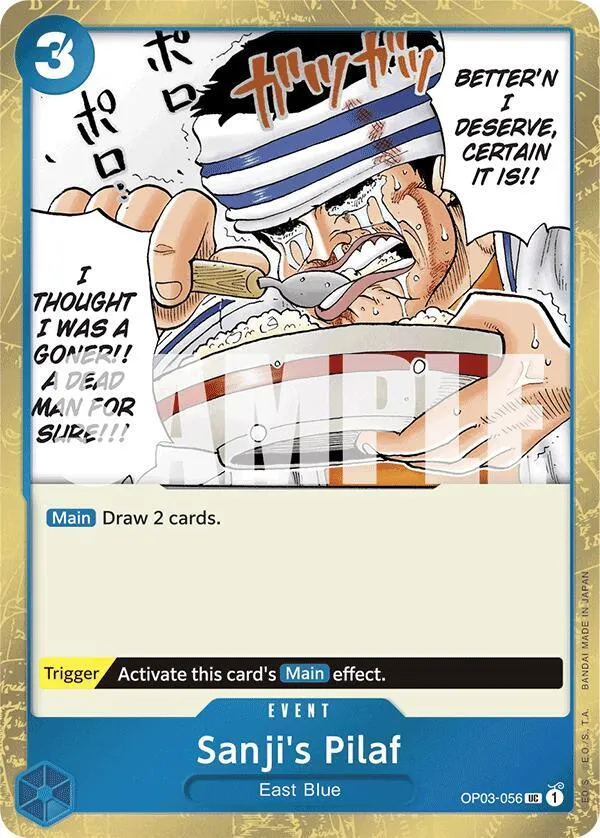 Sanji's Pilaf (Jolly Roger Foil) — Premium Booster -The Best- — One Piece Card Game
