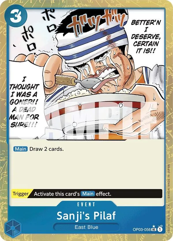 Sanji's Pilaf (Textured Foil) — Premium Booster -The Best- — One Piece Card Game
