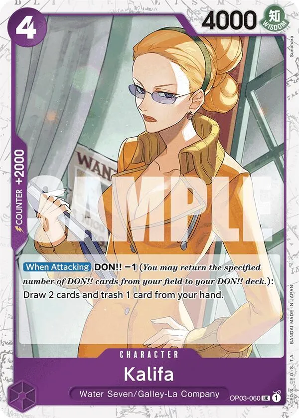 Kalifa (Jolly Roger Foil) — Premium Booster -The Best- — One Piece Card Game