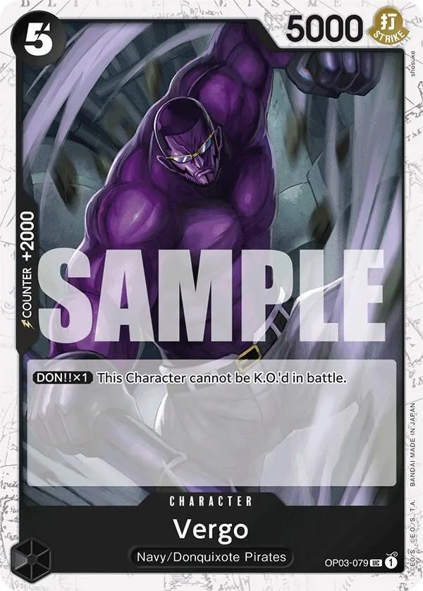 Vergo (Jolly Roger Foil) — Premium Booster -The Best- — One Piece Card Game