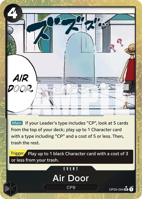 Air Door (Textured Foil) — Premium Booster -The Best- — One Piece Card Game