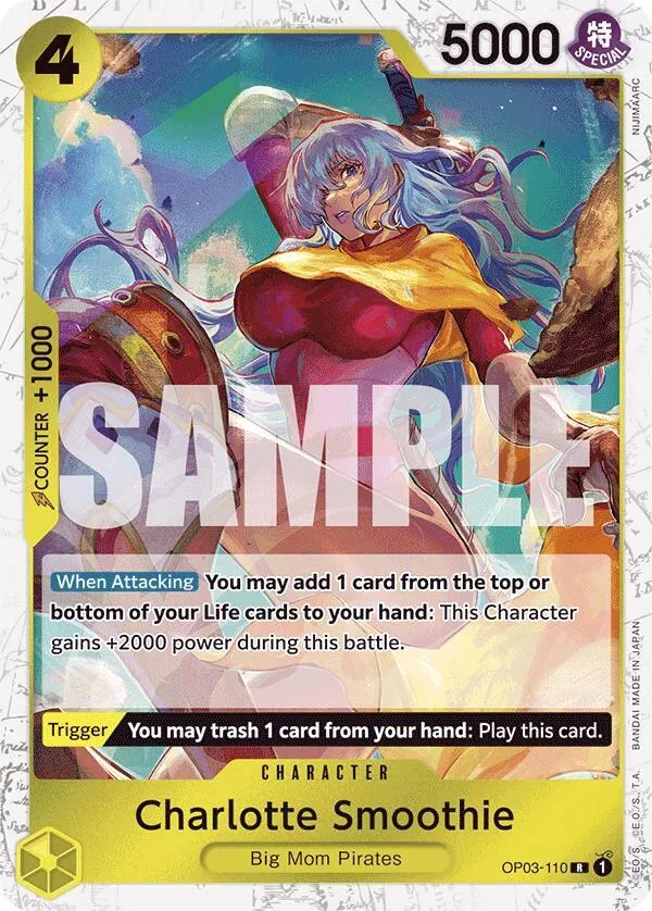 Charlotte Smoothie (Jolly Roger Foil) — Premium Booster -The Best- — One Piece Card Game