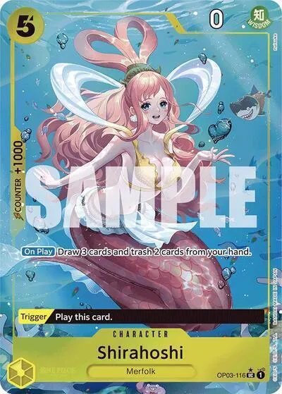 Shirahoshi (OP03-116) (Full Art) — Premium Booster -The Best- — One Piece Card Game