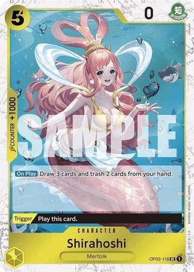 Shirahoshi (OP03-116) (Jolly Roger Foil) — Premium Booster -The Best- — One Piece Card Game
