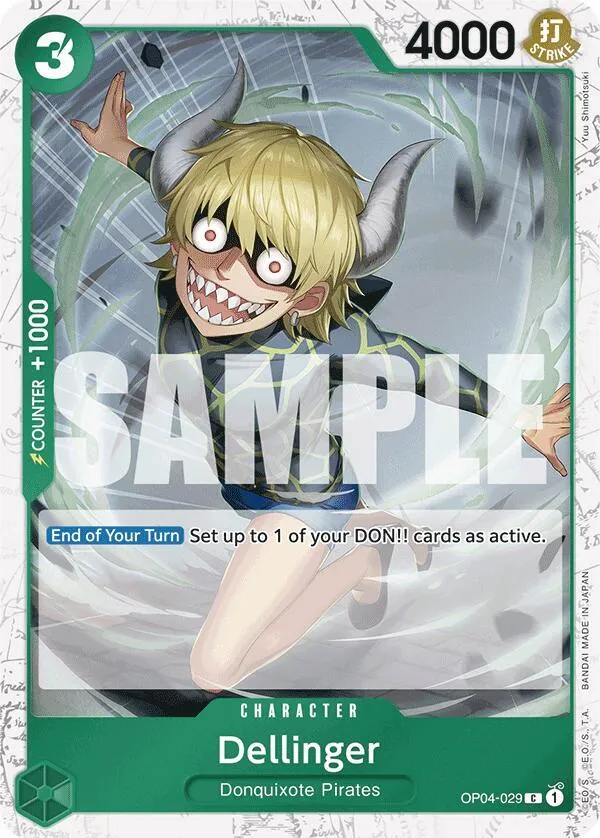 Dellinger (Jolly Roger Foil) — Premium Booster -The Best- — One Piece Card Game