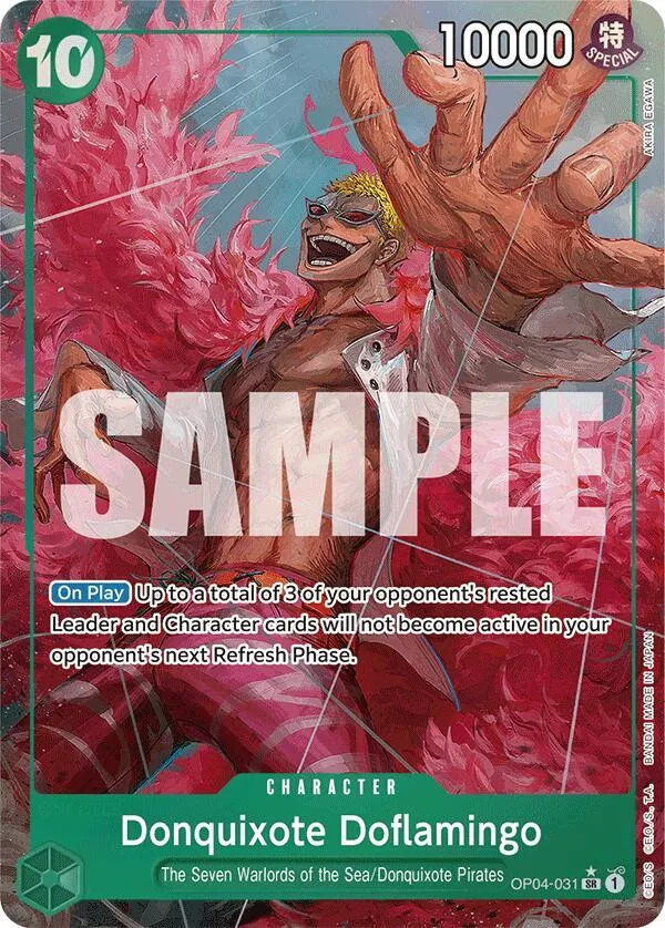 Donquixote Doflamingo (OP04-031) — Premium Booster -The Best- — One Piece Card Game