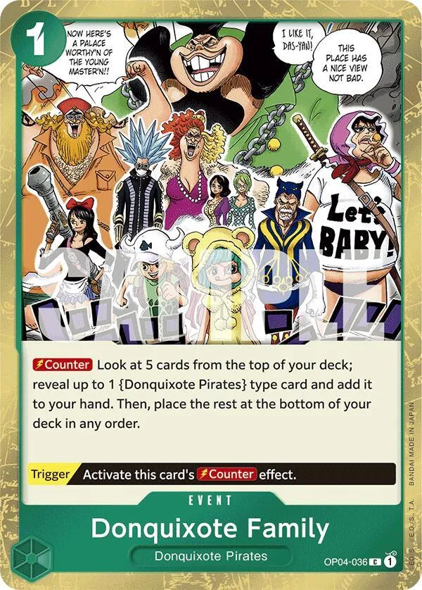 Donquixote Family (Jolly Roger Foil) — Premium Booster -The Best- — One Piece Card Game