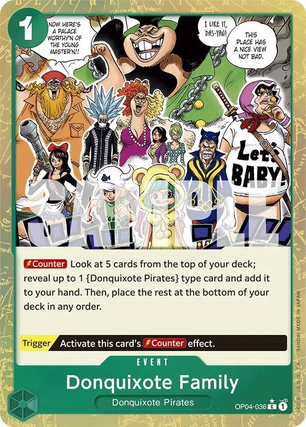 Donquixote Family (Textured Foil) — Premium Booster -The Best- — One Piece Card Game