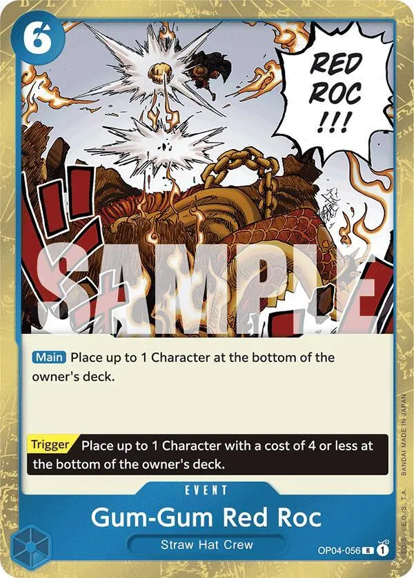 Gum-Gum Red Roc (Jolly Roger Foil) — Premium Booster -The Best- — One Piece Card Game