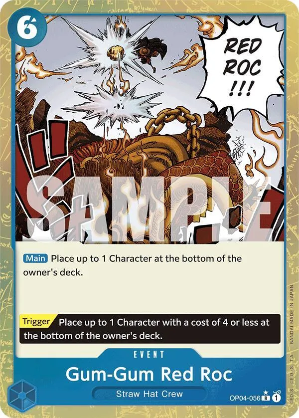 Gum-Gum Red Roc (Textured Foil) — Premium Booster -The Best- — One Piece Card Game