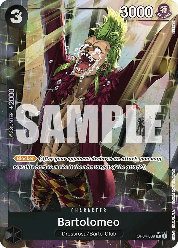 Bartolomeo (OP04-089) (Alternate Art) — Premium Booster -The Best- — One Piece Card Game