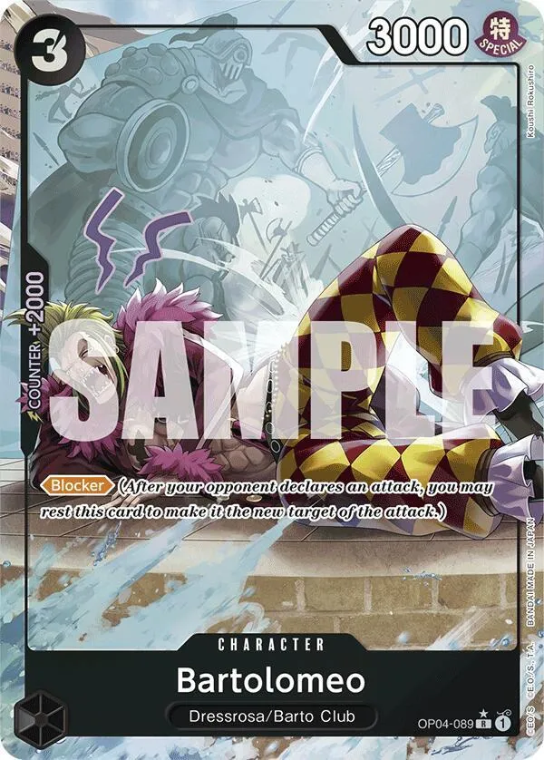 Bartolomeo (OP04-089) (Full Art) — Premium Booster -The Best- — One Piece Card Game