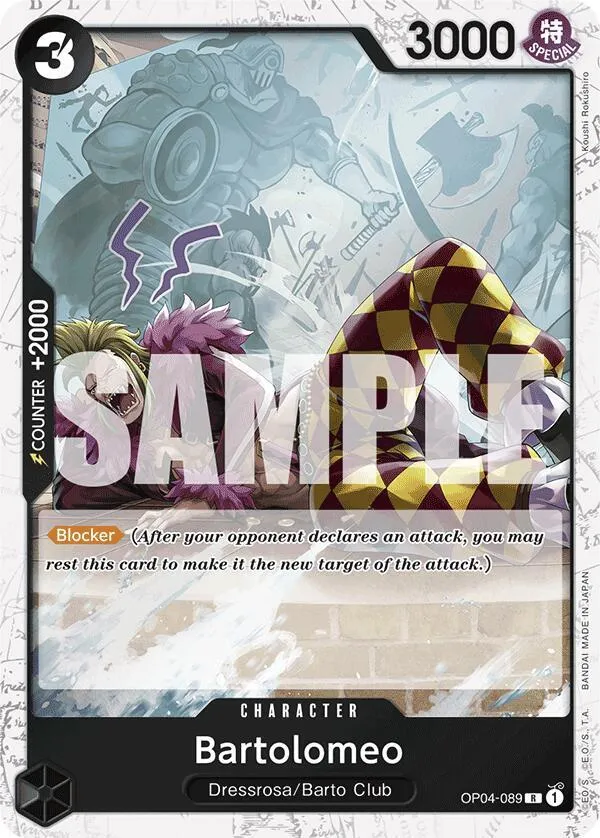 Bartolomeo (OP04-089) (Jolly Roger Foil) — Premium Booster -The Best- — One Piece Card Game