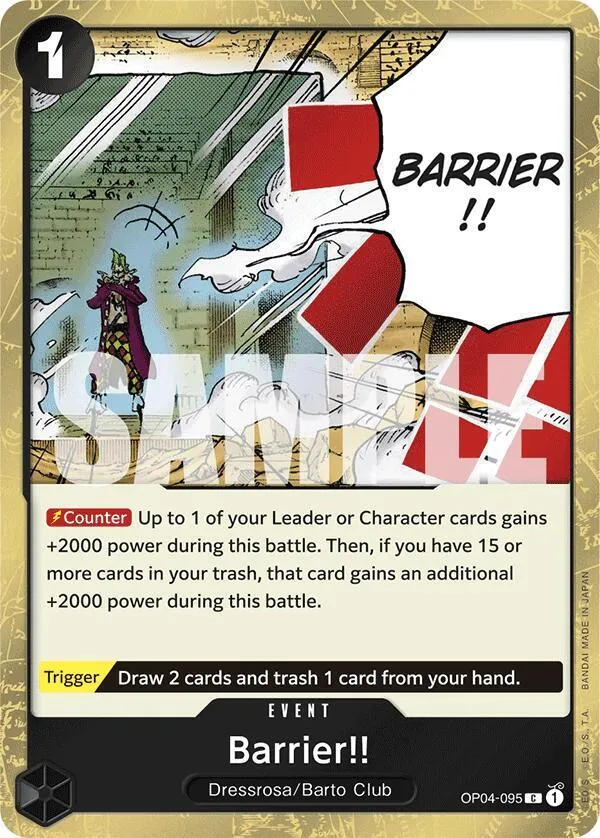 Barrier!! (Jolly Roger Foil) — Premium Booster -The Best- — One Piece Card Game