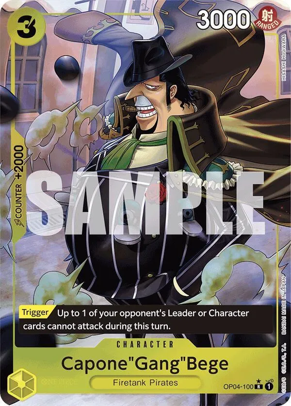 Capone"Gang"Bege (OP04-100) (Full Art) — Premium Booster -The Best- — One Piece Card Game