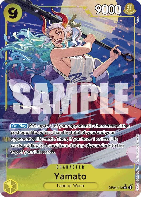 Yamato (OP04-112) (Alternate Art) — Premium Booster -The Best- — One Piece Card Game
