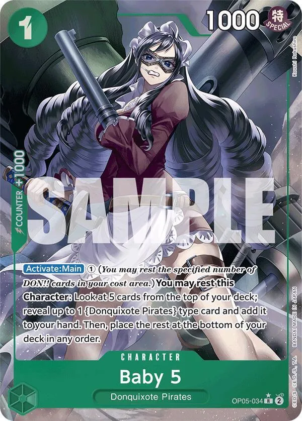Baby 5 (OP05-034) (Full Art) — Premium Booster -The Best- — One Piece Card Game