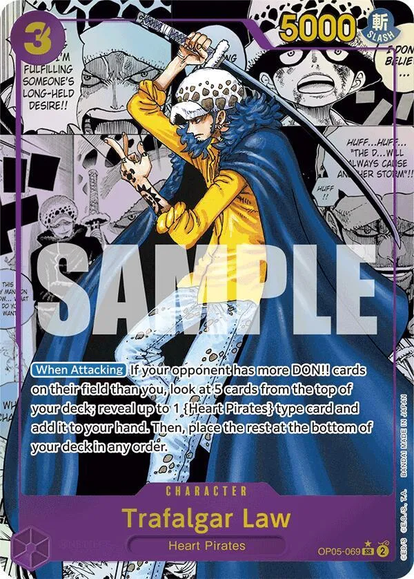 Trafalgar Law (OP05-069) (Manga) — Premium Booster -The Best- — One Piece Card Game