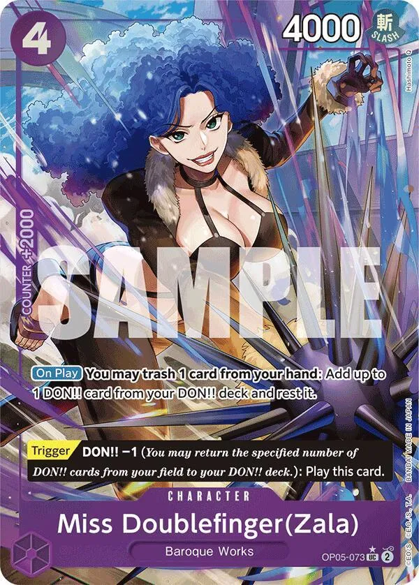 Miss Doublefinger(Zala) (Full Art) — Premium Booster -The Best- — One Piece Card Game