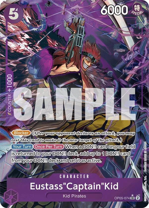 Eustass"Captain"Kid (OP05-074) (Alternate Art) from Premium Booster -The Best- - One Piece Card Game