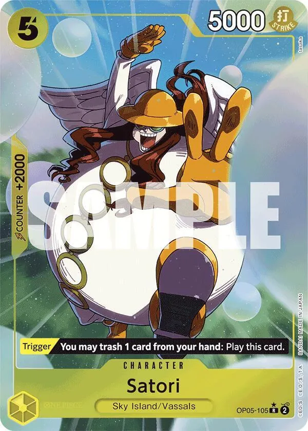 Satori (OP05-105) — Premium Booster -The Best- — One Piece Card Game