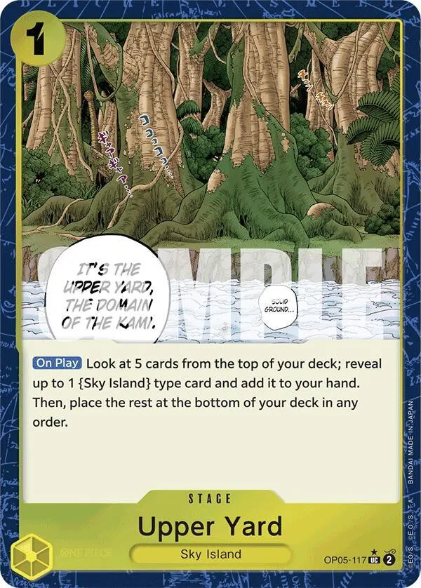 Upper Yard (Textured Foil) — Premium Booster -The Best- — One Piece Card Game